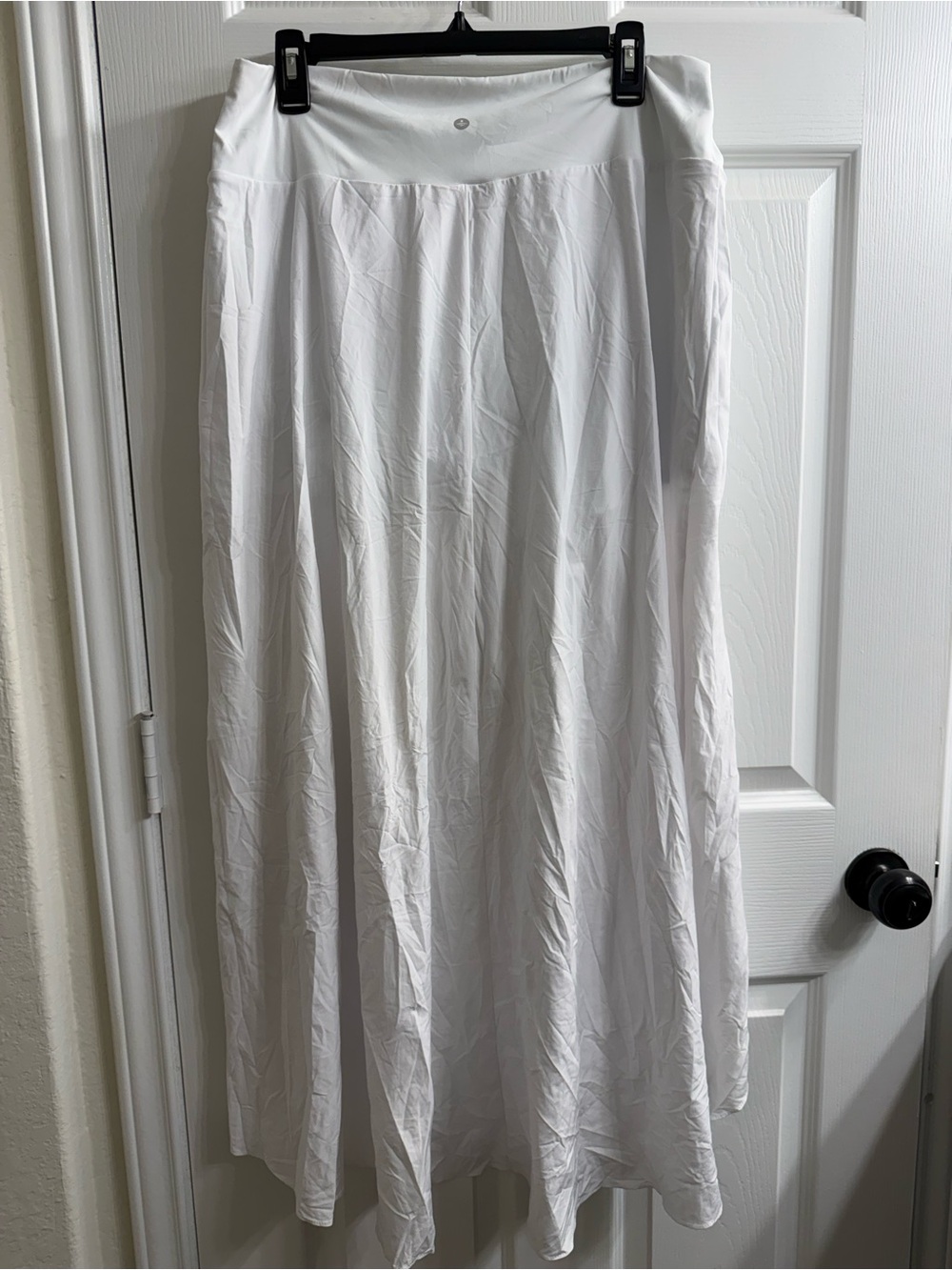 HALARA White Asymmetrical Draped Skirt - Picture 3 of 5